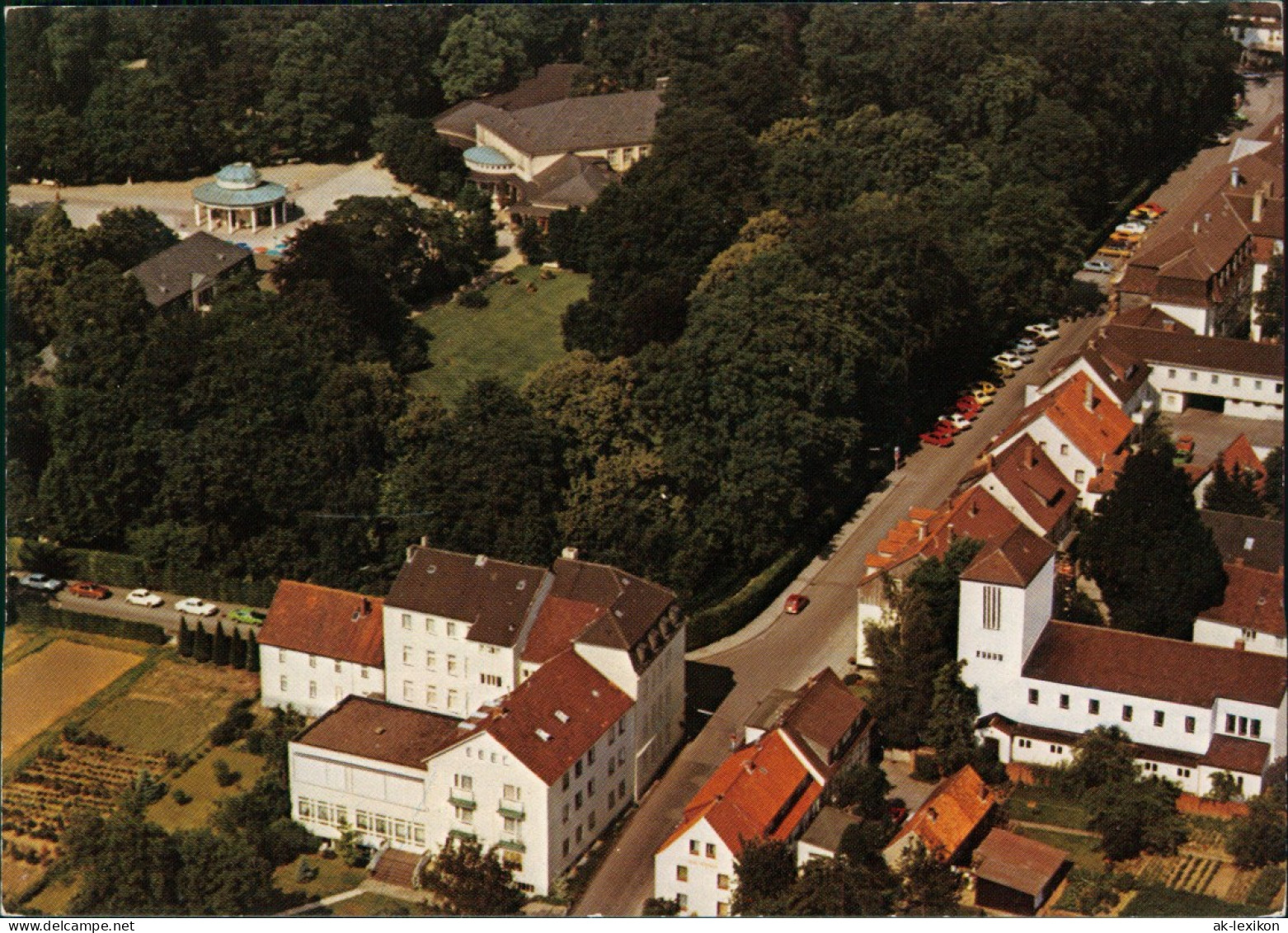 Horn-Bad Meinberg Luftbild, Marienheim Parkstraße Vom Flugzeug Aus 1980/1977 - Autres & Non Classés
