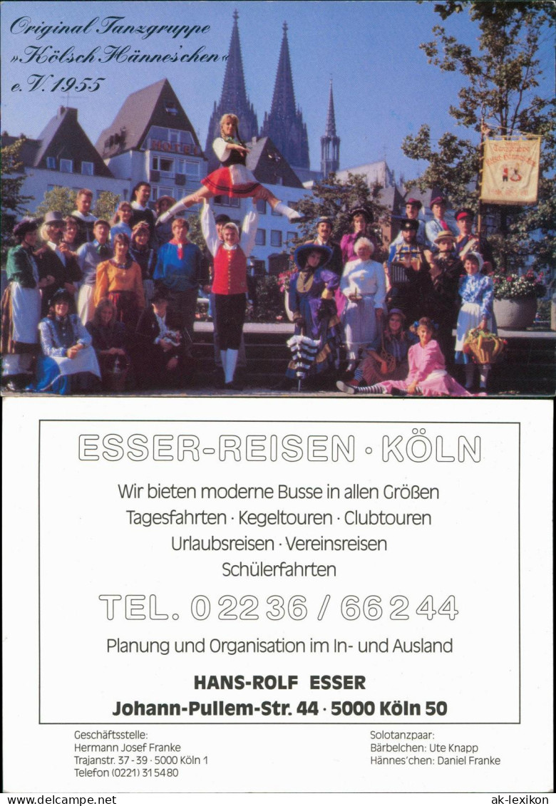 Ansichtskarte Köln Original Tanzgruppe »Kölsch Hänneschen« E.V.1955 1980 - Köln