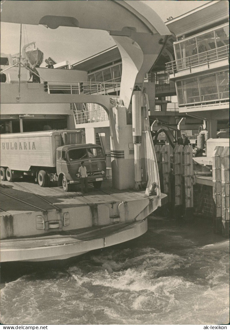 Hochsee Passagierschiff TRELLEBORG Im Hafen Saßnitz Rügen (DDR AK) 1968 - Other & Unclassified