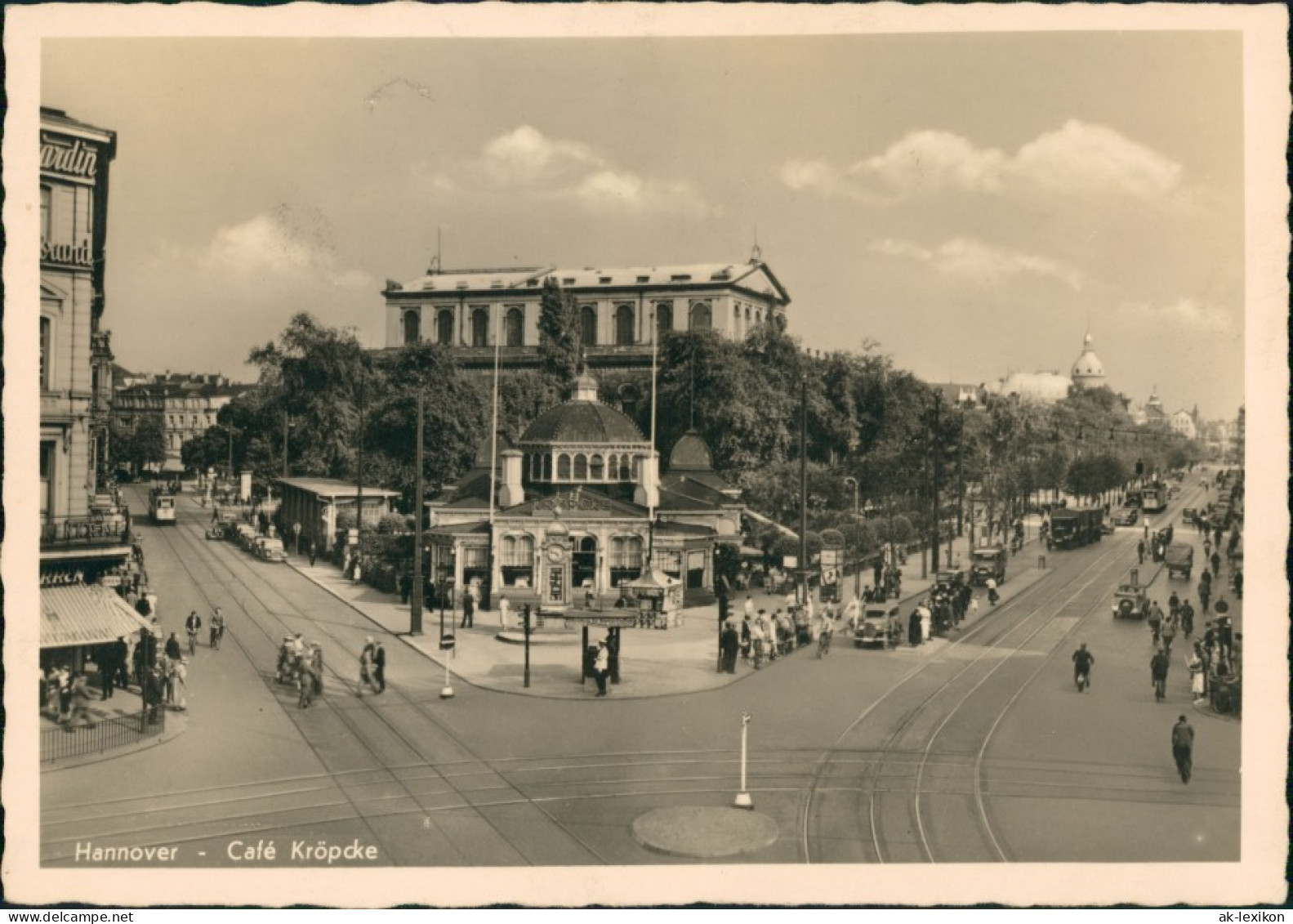 Ansichtskarte Hannover Café Kröpcke 1943 - Hannover