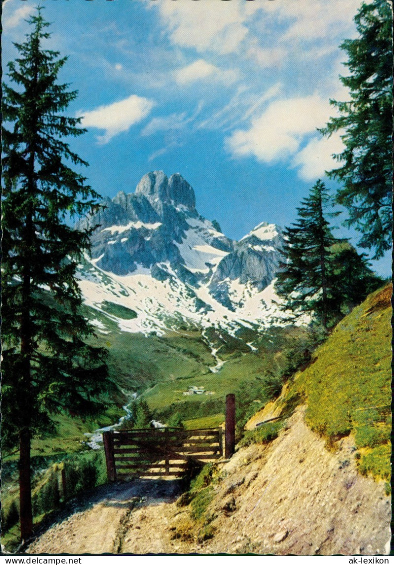 Ansichtskarte .Österreich Bischofsmütze Von Der Aualm, Salzburg 1965 - Sonstige & Ohne Zuordnung