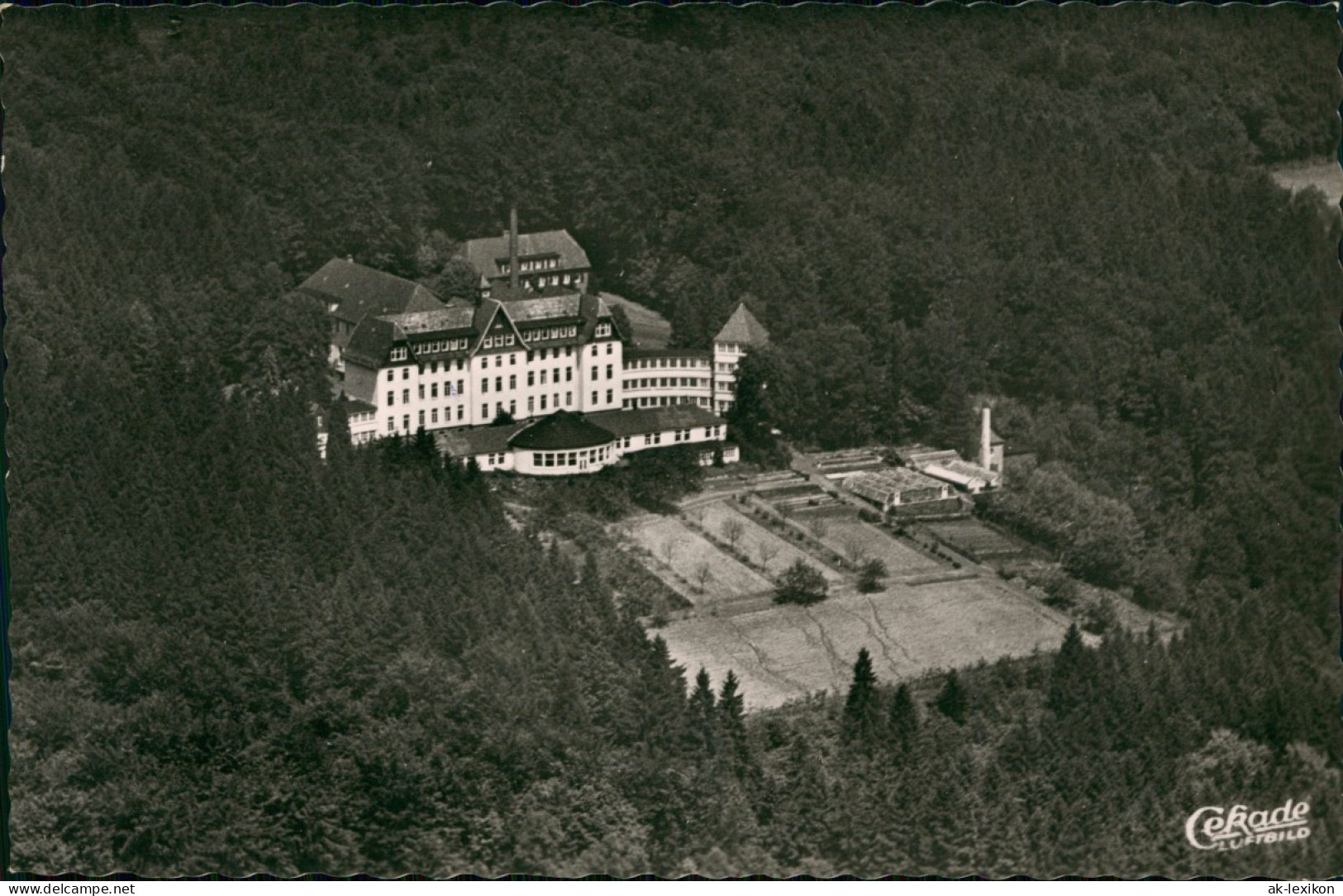 Lüdenscheid Heilstätte Hellersen Vom Flugzeug Aus, Luftaufnahme 1955 - Luedenscheid