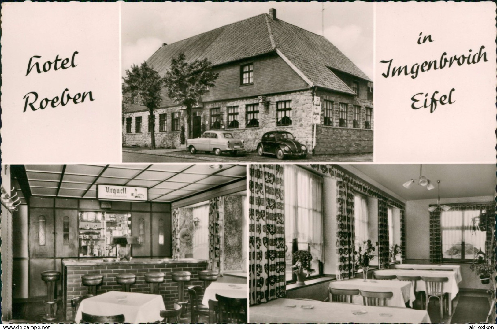 Imgenbroich-Monschau Eifel   Gasthaus HOTEL ROEBEN Neuzeitliches Haus 1960 - Monschau