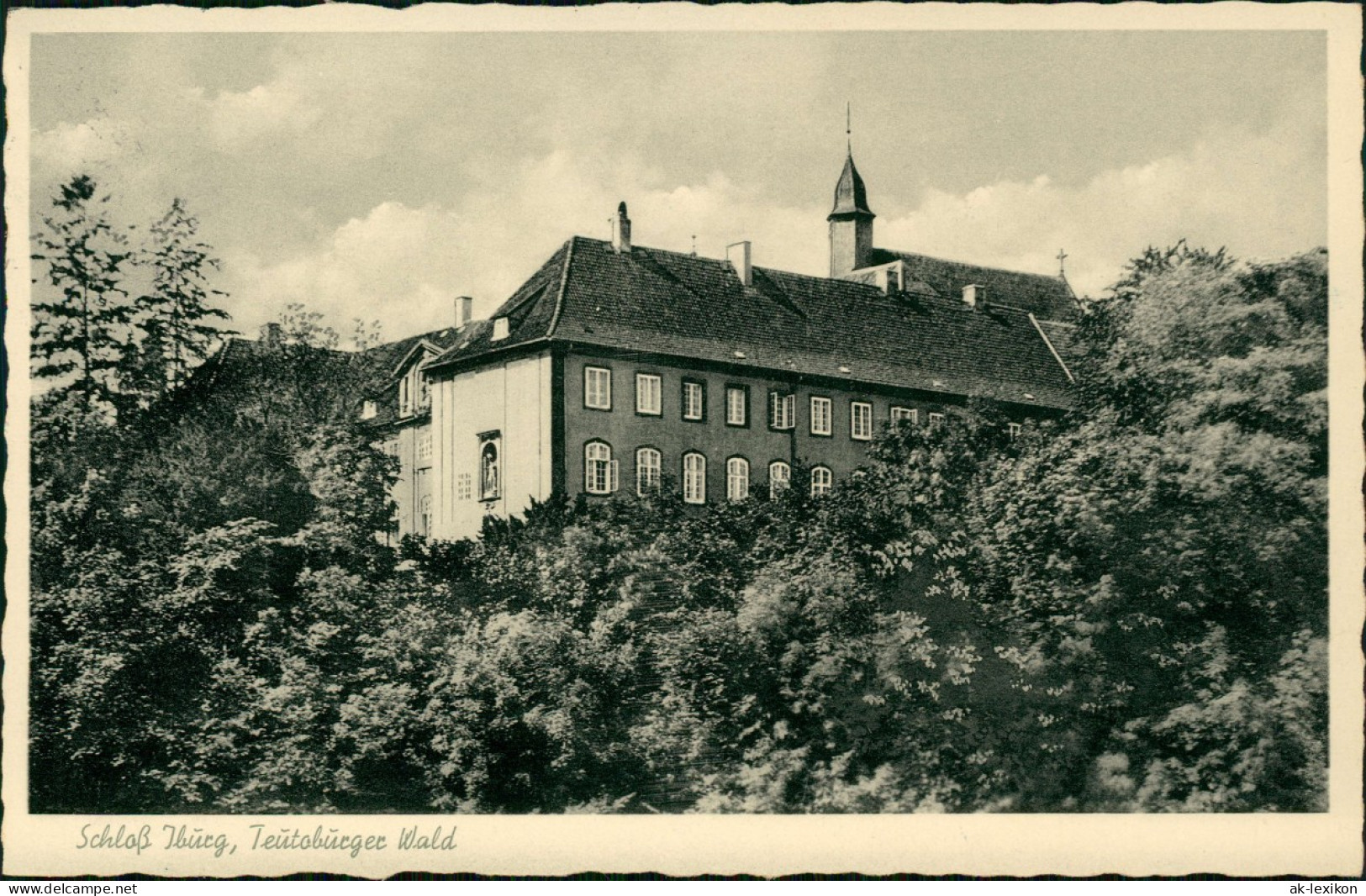 Ansichtskarte Bad Iburg Schloss (Castle) Iburg Im Teutoburger Wald 1955 - Sonstige & Ohne Zuordnung