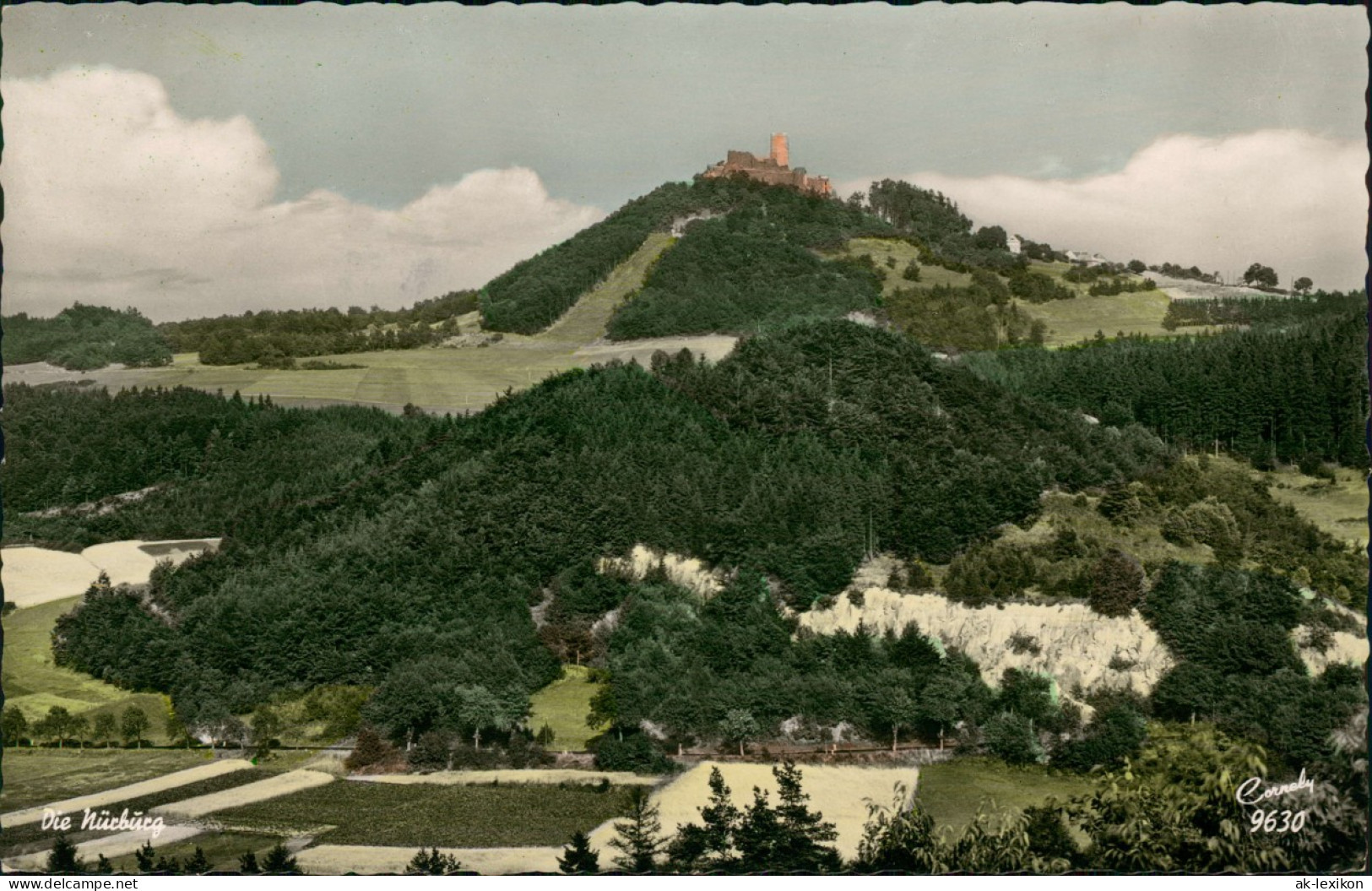 Ansichtskarte Nürburg Burg Nürburg I.d. Eifel Umland-Ansicht 1959 - Sonstige & Ohne Zuordnung