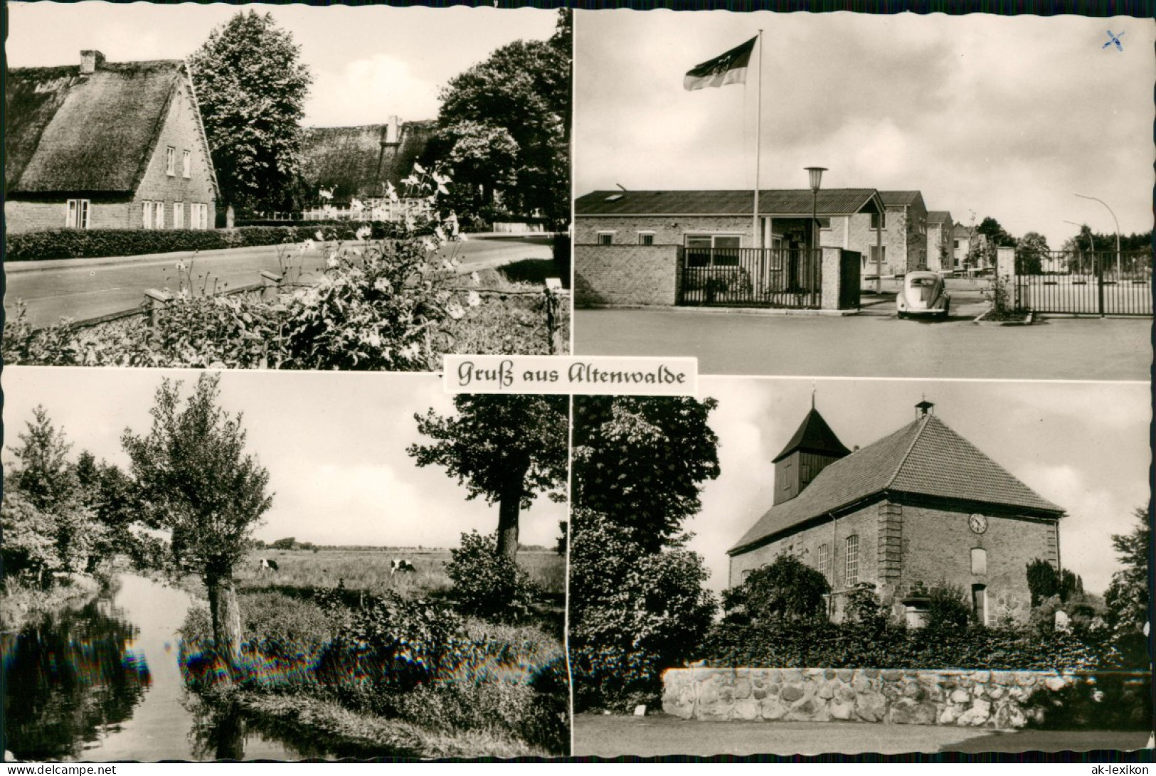 Altenwalde-Cuxhaven Gruß Aus Altenwalde, Mehrbild-AK Ortsansichten 1960 - Cuxhaven