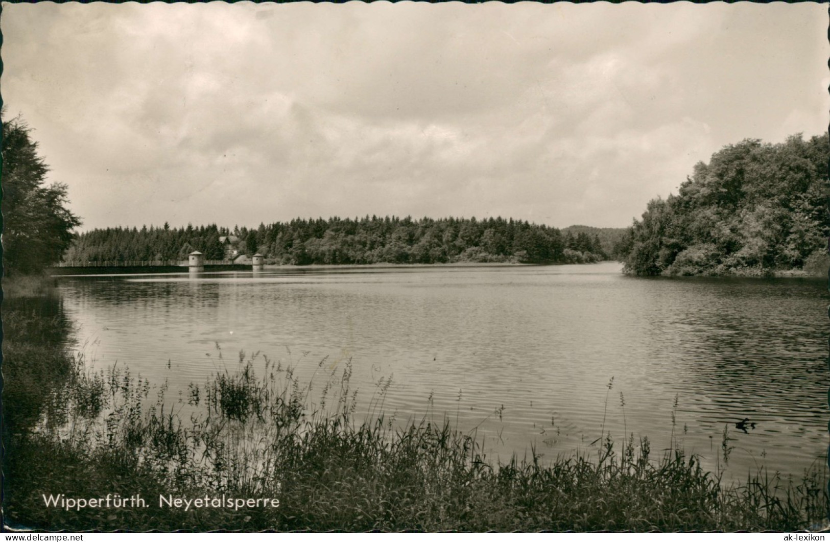 Ansichtskarte Wipperfürth Neyetalsperre Talsperre 1961 - Sonstige & Ohne Zuordnung