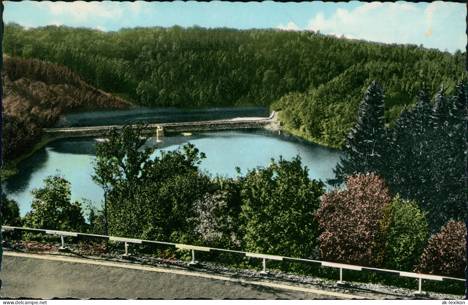 Hennef (Sieg) WAHNBACHTALSPERRE (Vorbecken) Region Siegburg-Seligenthal 1963 - Hennef