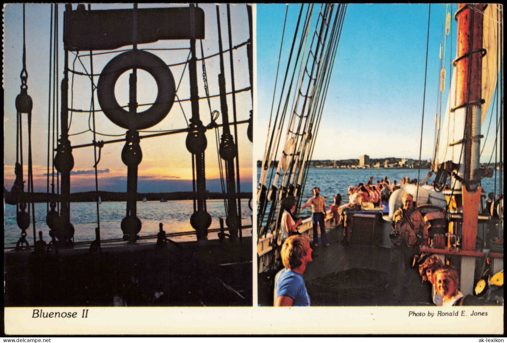 Halifax (Nova Scotia) 2 Bild THE FAMOUS SCHOONER BLUENOSE  HARBOUR 1982 - Halifax