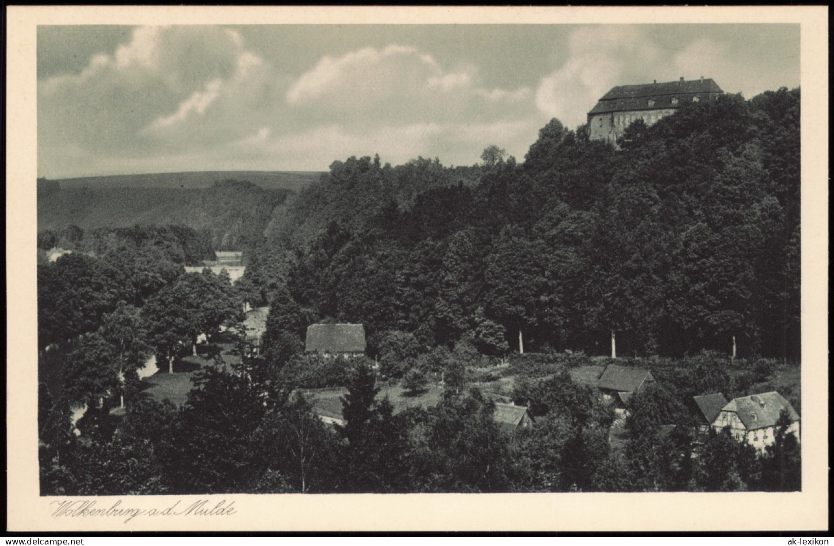 Ansichtskarte Wolkenburg-Kaufungen-Limbach-Oberfrohna Stadtpartie 1928 - Limbach-Oberfrohna