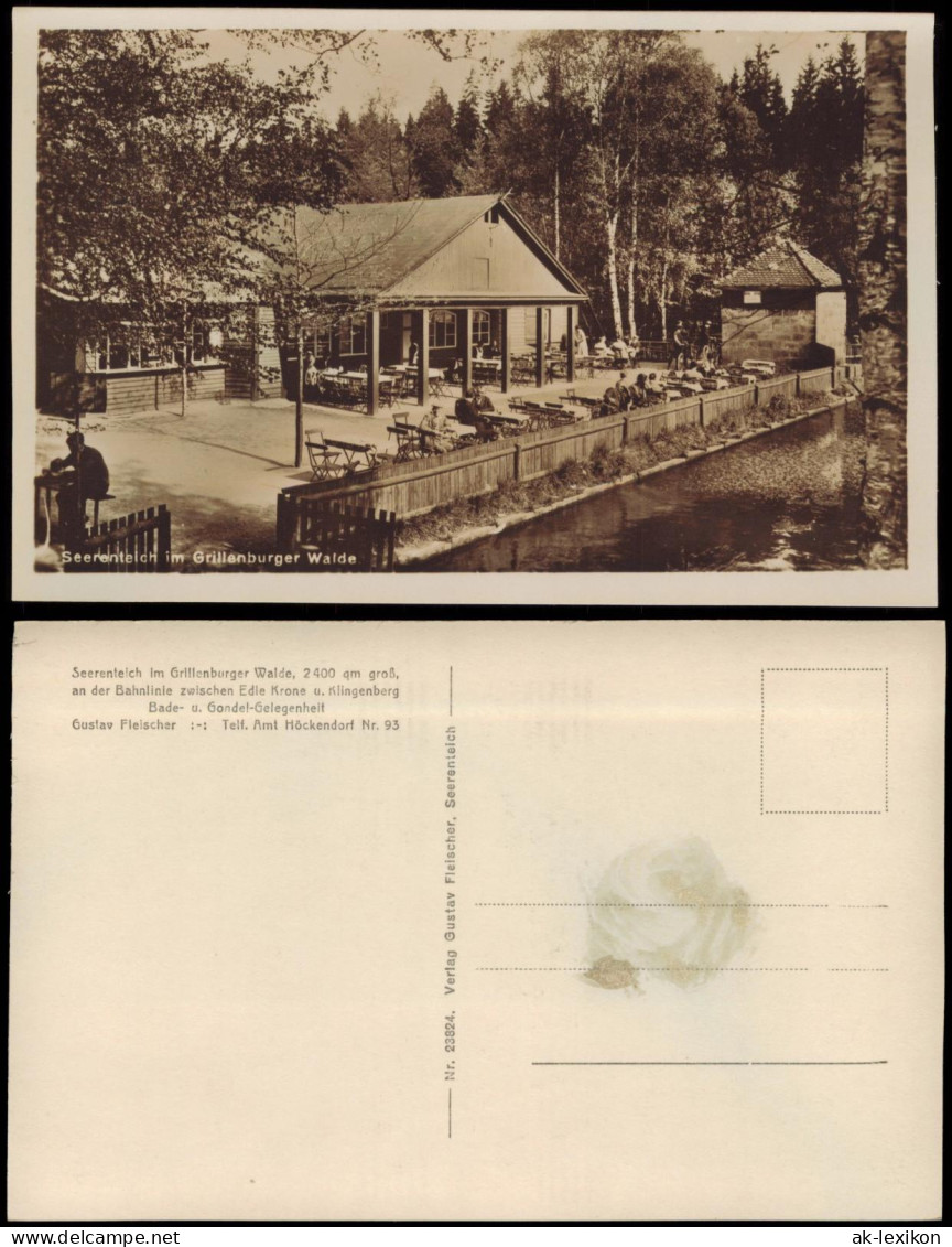 Ansichtskarte Dorfhain-Tharandt Seerenteichbaude 1928 - Tharandt