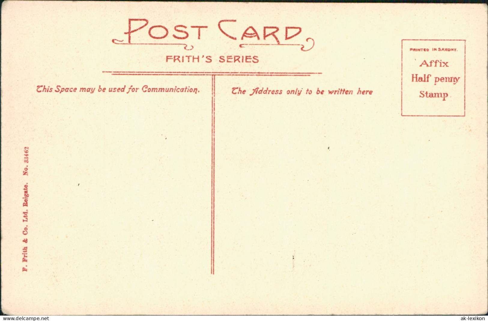 Postcard Lynmouth Straßenpartie - Devon England 1924 - Otros & Sin Clasificación