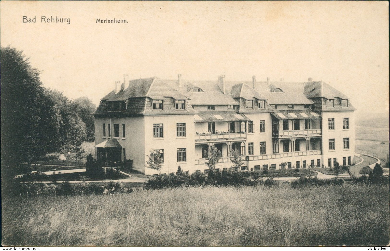 Ansichtskarte Bad Rehburg-Rehburg-Loccum Marienheim 1912 - Andere & Zonder Classificatie
