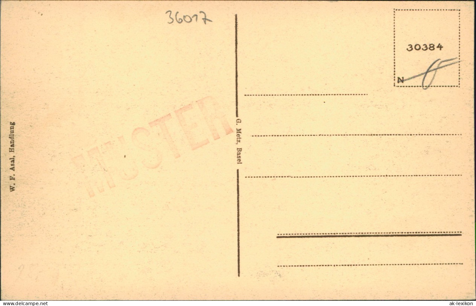 Ansichtskarte Schlächtenhaus-Steinen (Baden) Blick Auf Die Stadt 1917 - Other & Unclassified