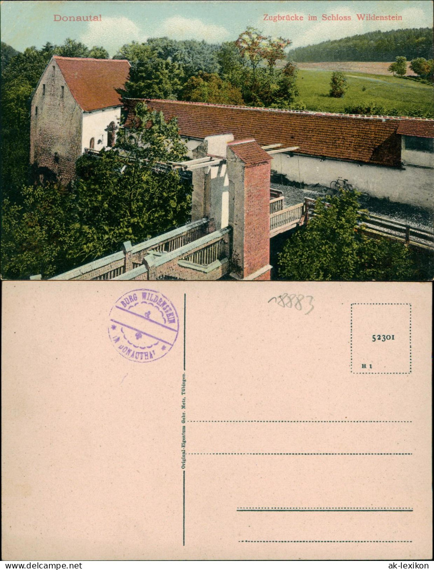 Ansichtskarte Wildenstein-Fichtenau Zugbrücke Im Schloss Wildenstein 1912 - Sonstige & Ohne Zuordnung