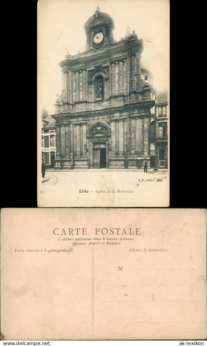 CPA Lille Kirche Eglise De La Madeleine 1910 - Lille