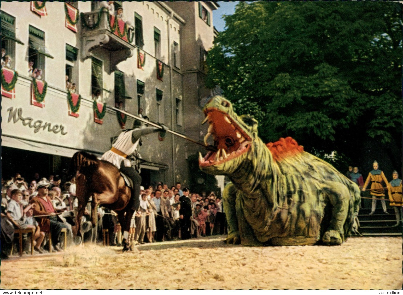 Ansichtskarte Furth Im Wald Der Drachenstich Umzug - Straßenpartie 1957 - Furth