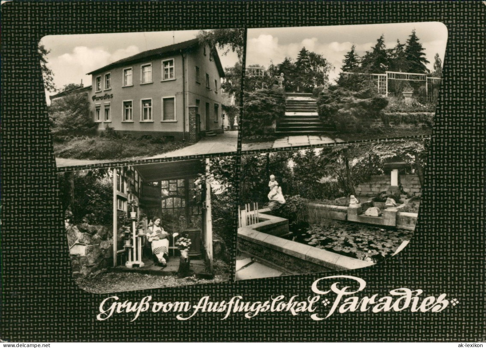 Ansichtskarte Bernburg (Saale) Ausflugsgaststätte "Paradies" 1967 - Altri & Non Classificati