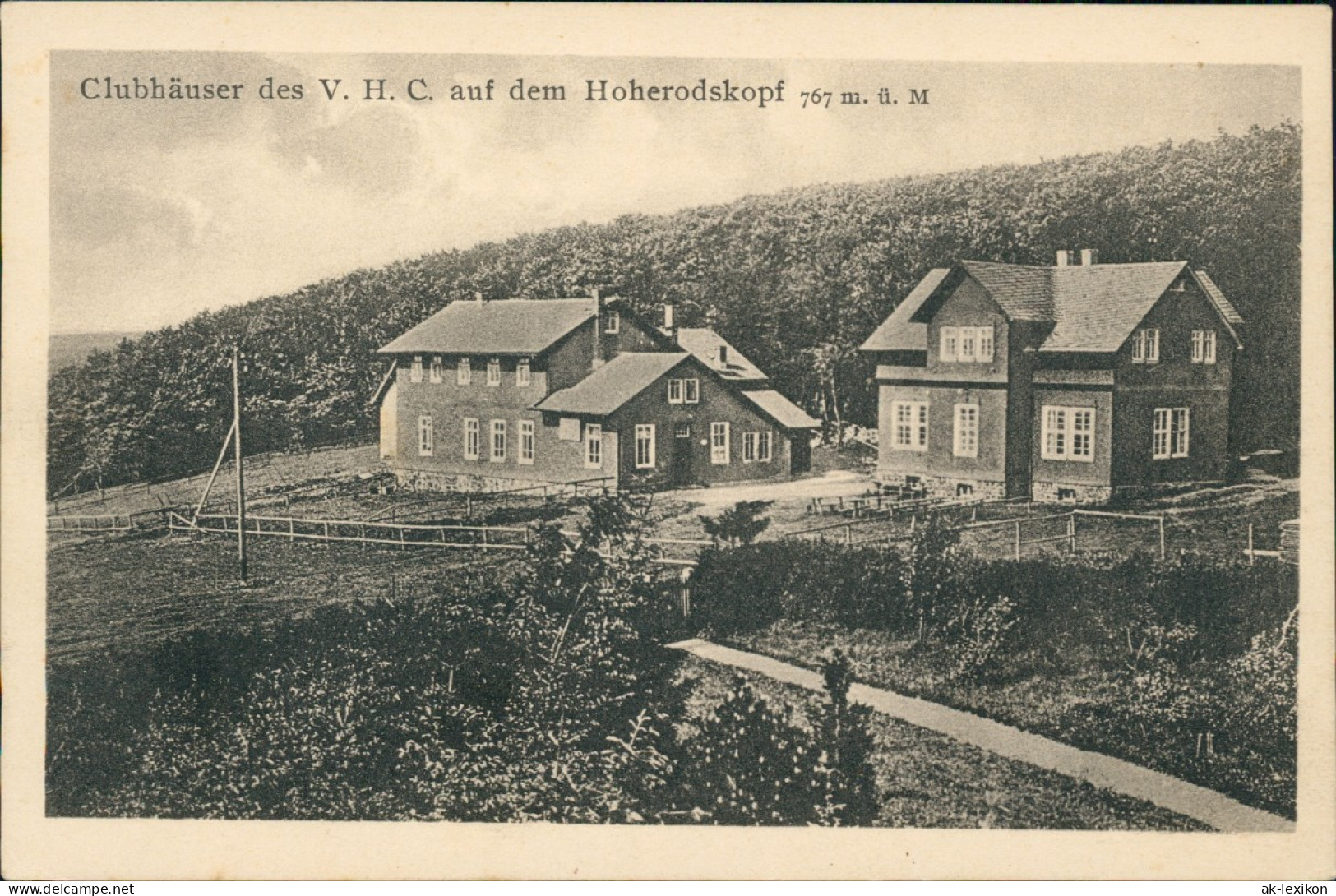 Schotten (Vogelsberg) Clubhäuser Des V. H. C. Auf Dem Hoherodskopf 1930 - Sonstige & Ohne Zuordnung