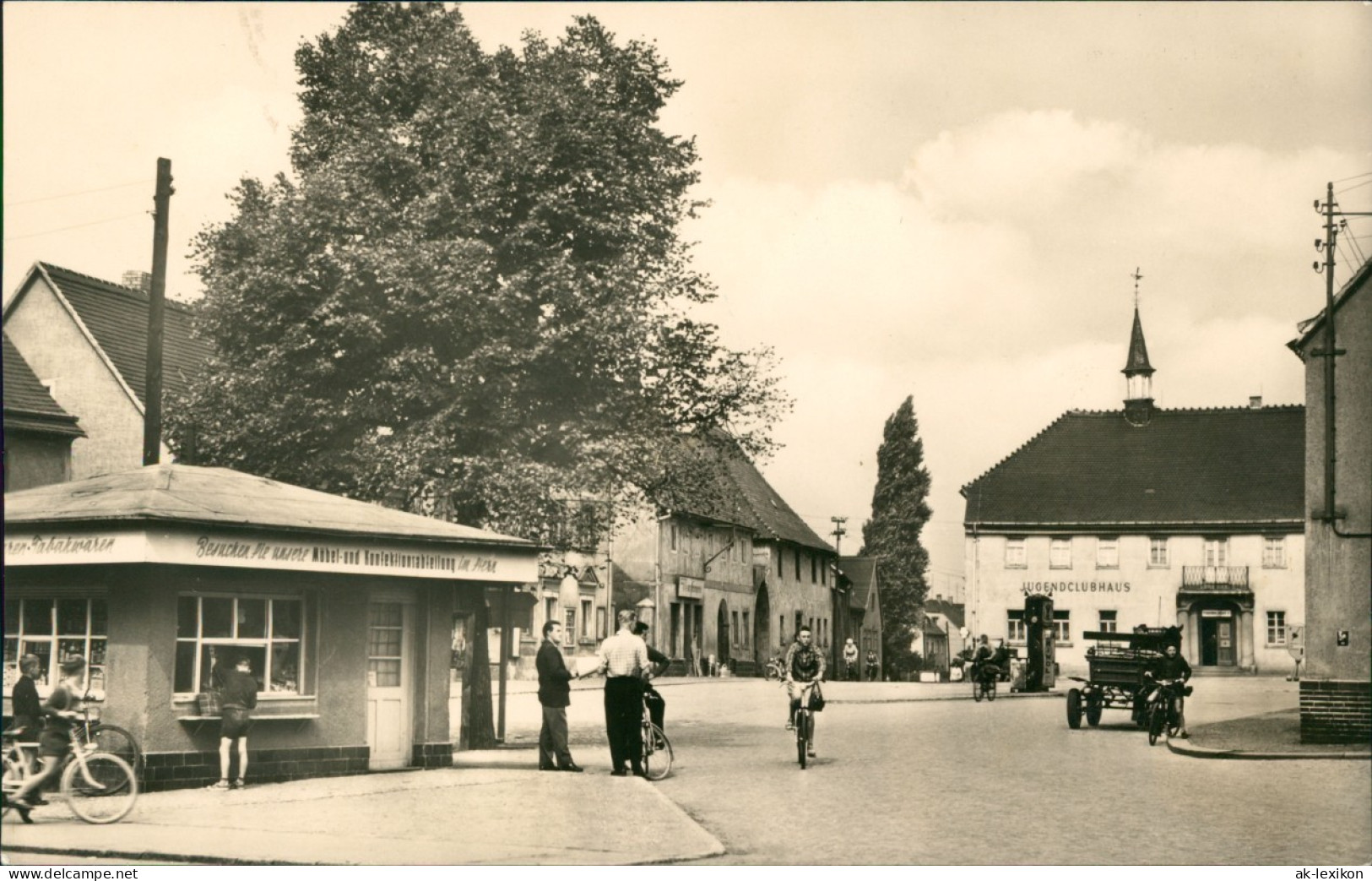 Ansichtskarte Brandis Markt, Kiosk, Jugendclubhaus 1965 - Autres & Non Classés