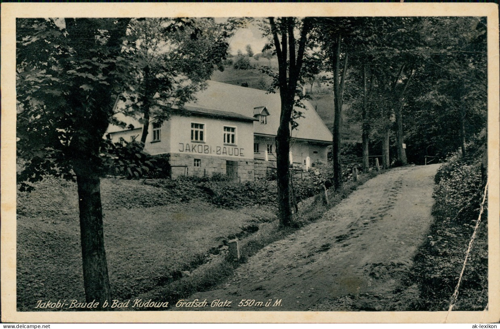 Postcard Bad Kudowa Kudowa-Zdrój Jakobi-Baude 1943 - Schlesien