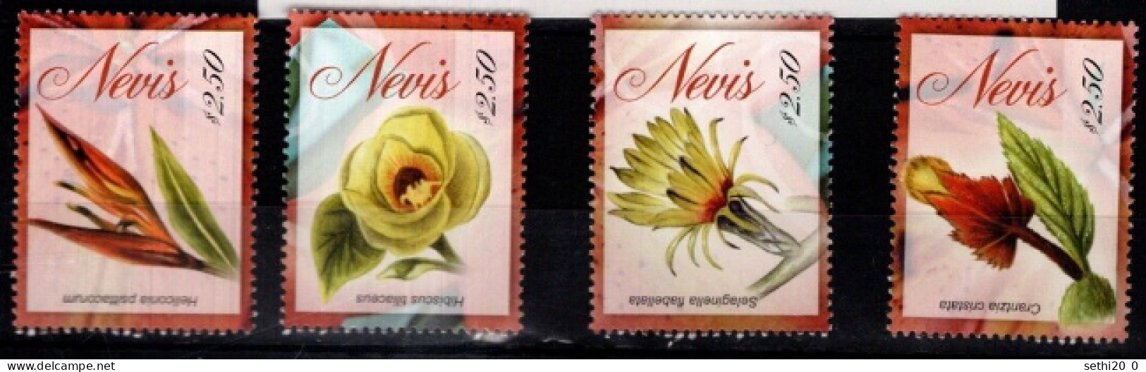 Nevis Fleurs Flowers MNH - Andere & Zonder Classificatie