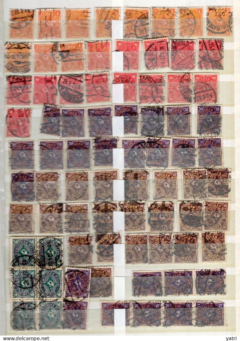 Repubblica Di Weimar -  Mi. 205/209 (o) - 100 Francobolli - Used Stamps