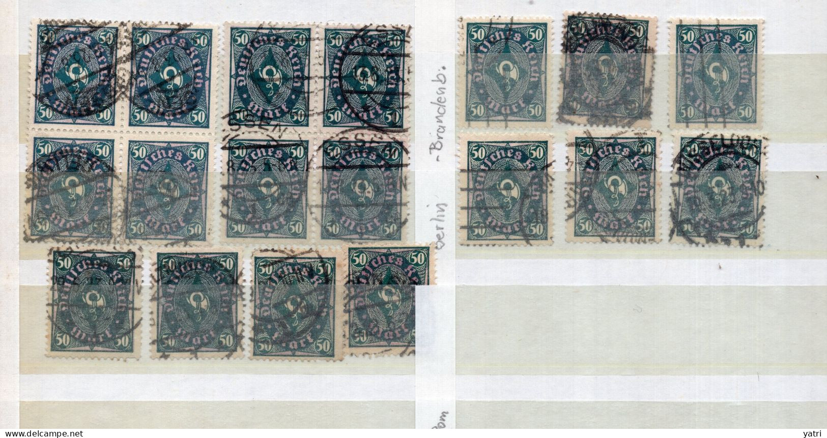 Repubblica Di Weimar -  Mi. 205/209 (o) - 100 Francobolli - Used Stamps