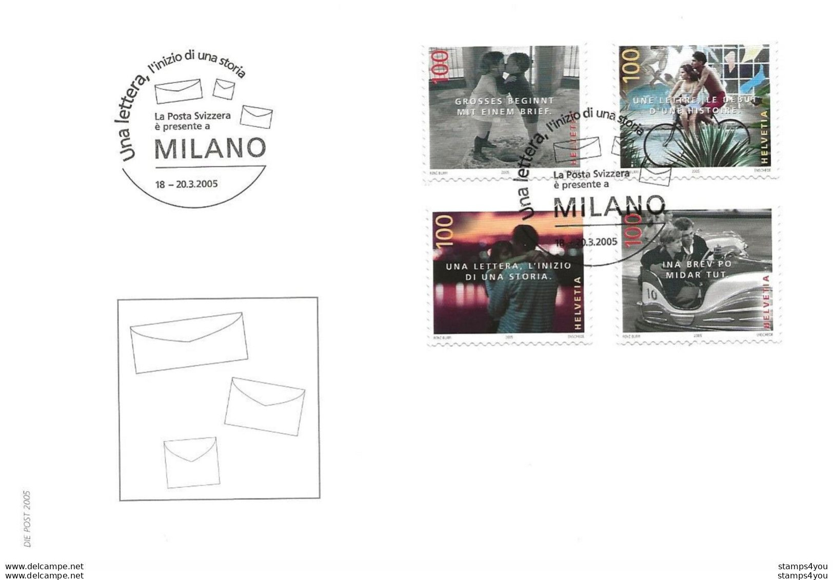 232 - 32 - Enveloppe Avec Oblit Spéciale "Expo Milano 2005" - Poststempel