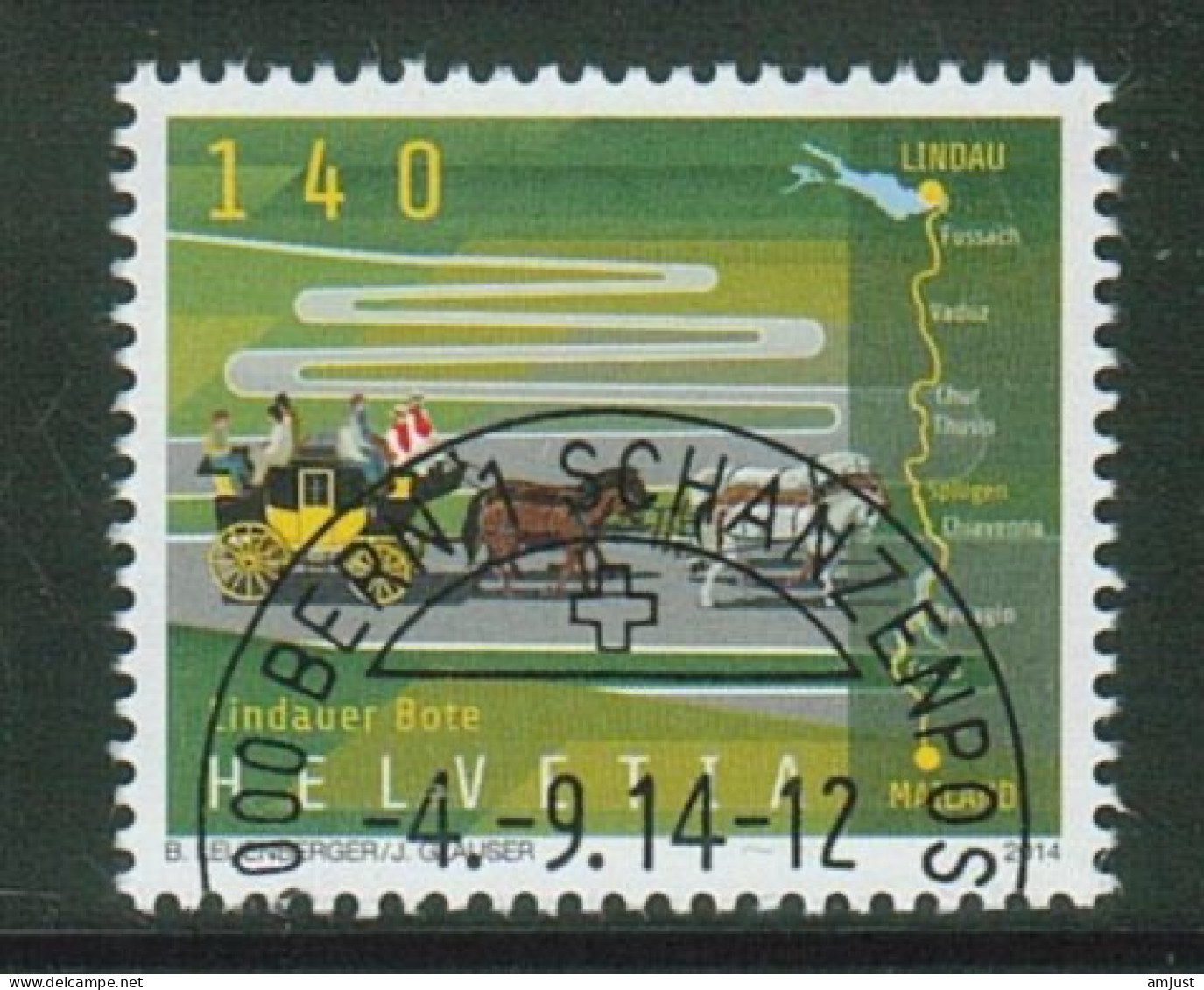 Suisse /Schweiz/Svizzera/Switzerland  // 2014 // Messager De Lindau  No. 1525 - Gebraucht