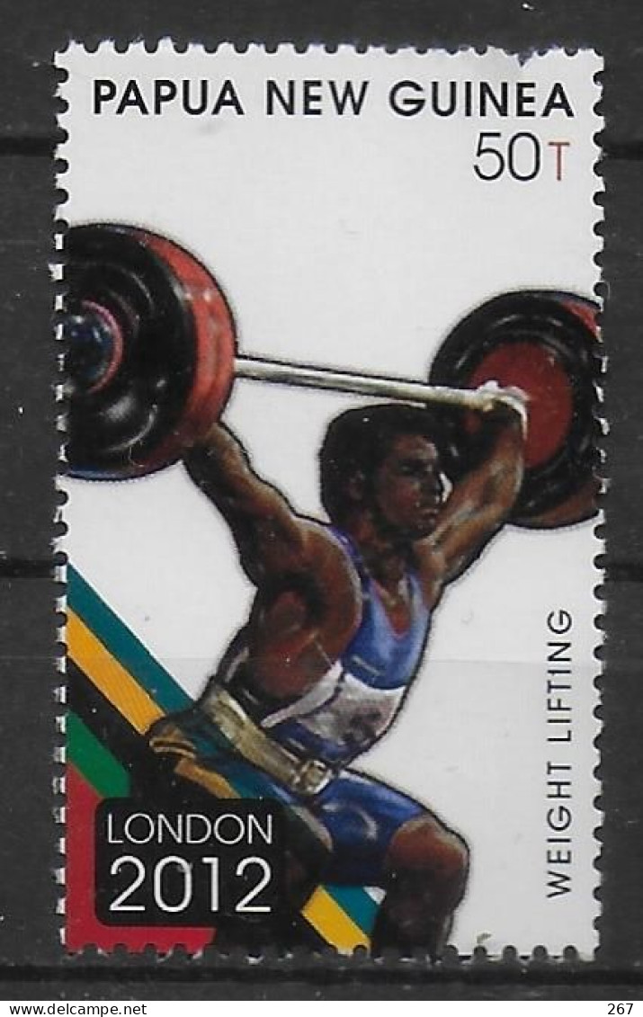 PAPOUASIE  N° 1495   * *  Jo 2012  Halterophilie - Weightlifting