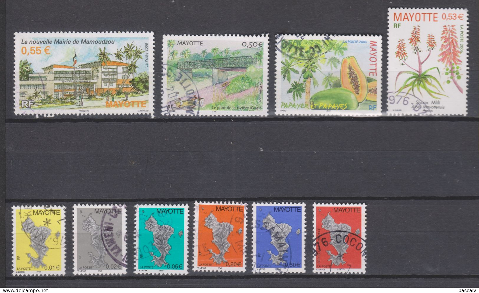 Lot De Timbres Oblitérés En € - Used Stamps
