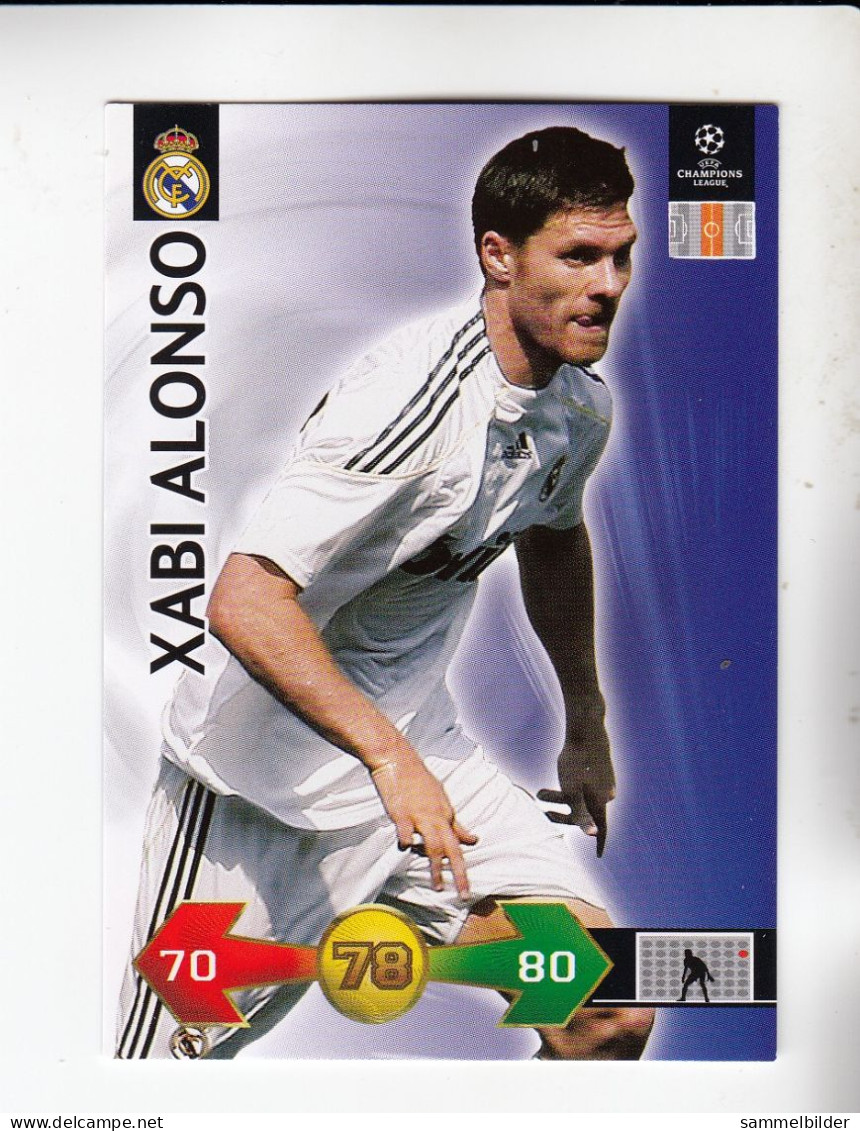 Panini Champions League Trading Card 2009 2010 Xabi Alonso   Real Madrid - Otros & Sin Clasificación