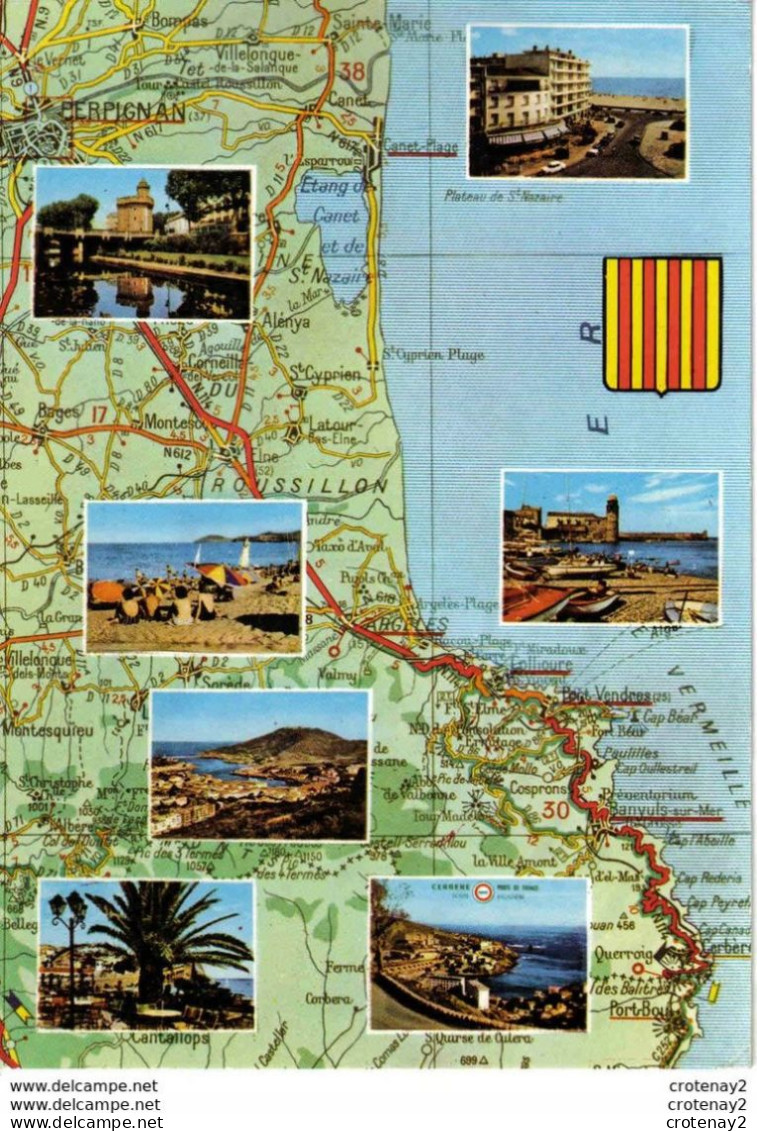 66 En Parcourant La Côte Vermeille N°19 De Cerbère à Canet Plage Collioure Port Vendres Banyuls Argelès - Argeles Sur Mer