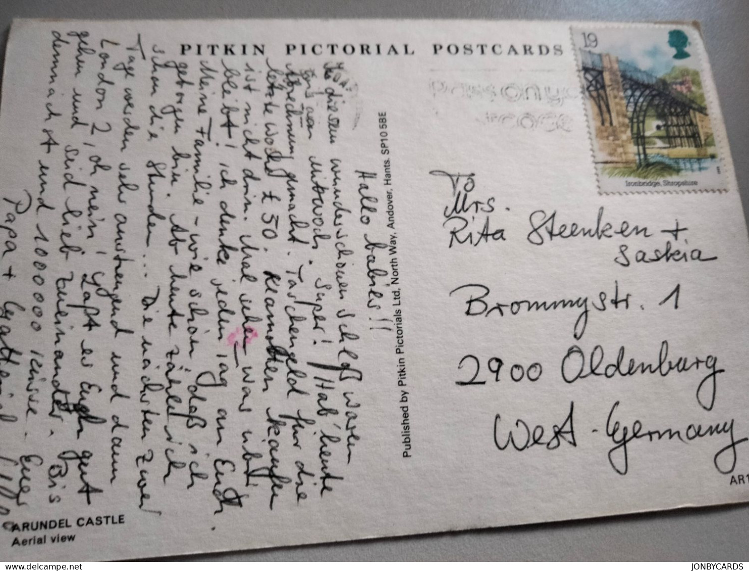 Arundel Castle,West Sussex."PITKIN" PITKIN Postcard.#50. - Arundel