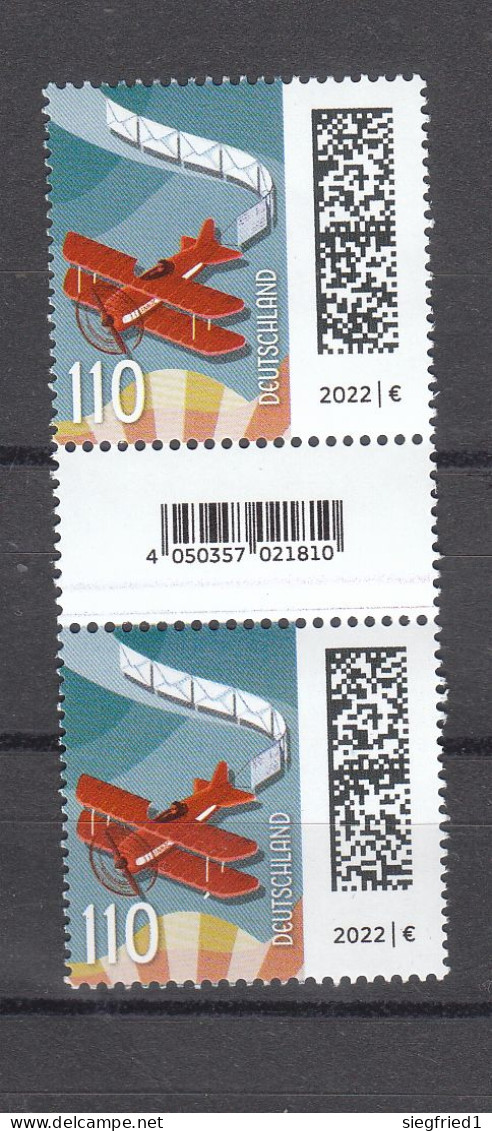 Deutschland BRD  ** 3671 R  Luftpost   Eine Marke Mit Nummer  Neuausgabe 1.3.22 - Unused Stamps