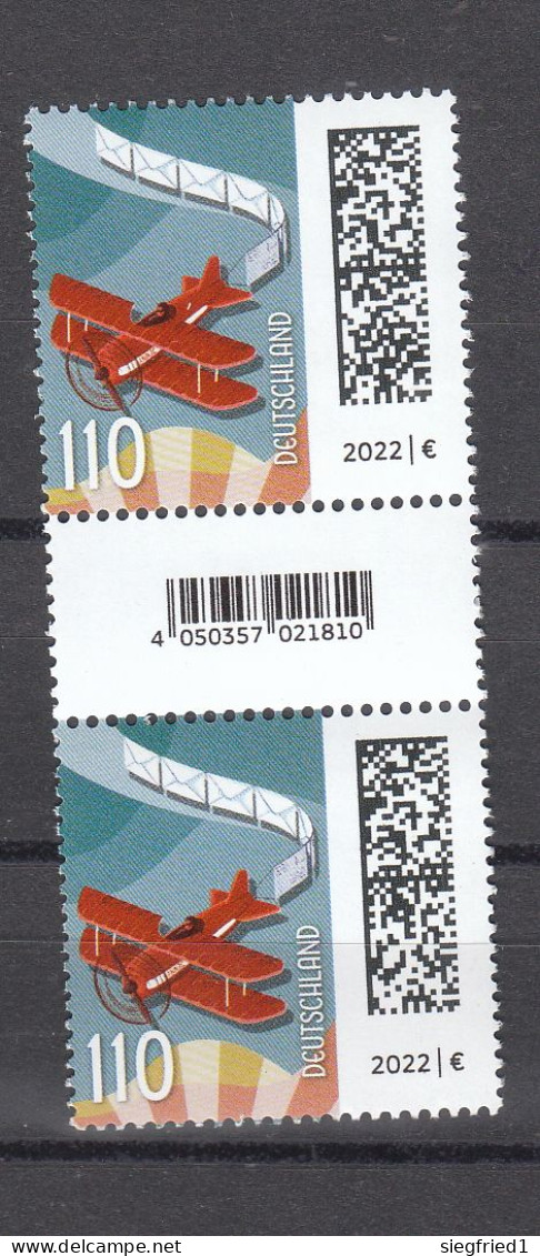 Deutschland BRD  ** 3671 R  Luftpost   Eine Marke Mit Nummer  Neuausgabe 1.3.22 - Unused Stamps