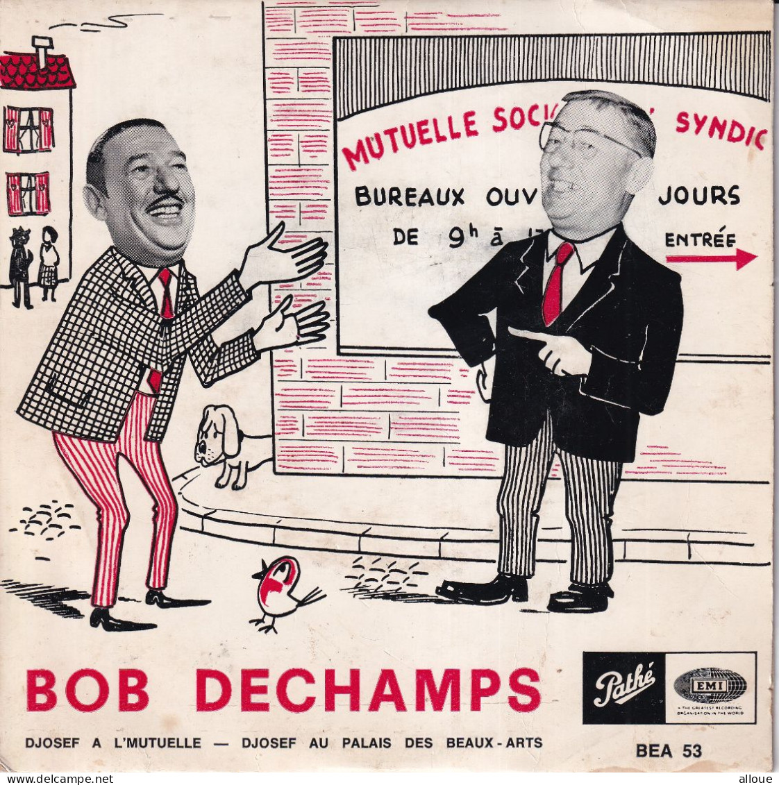 BOB DECHAMP - MONOLOGUE WALLON - BELGIUM EP - DJOSEF A L'MUTUELLE + 1 - Comiques, Cabaret