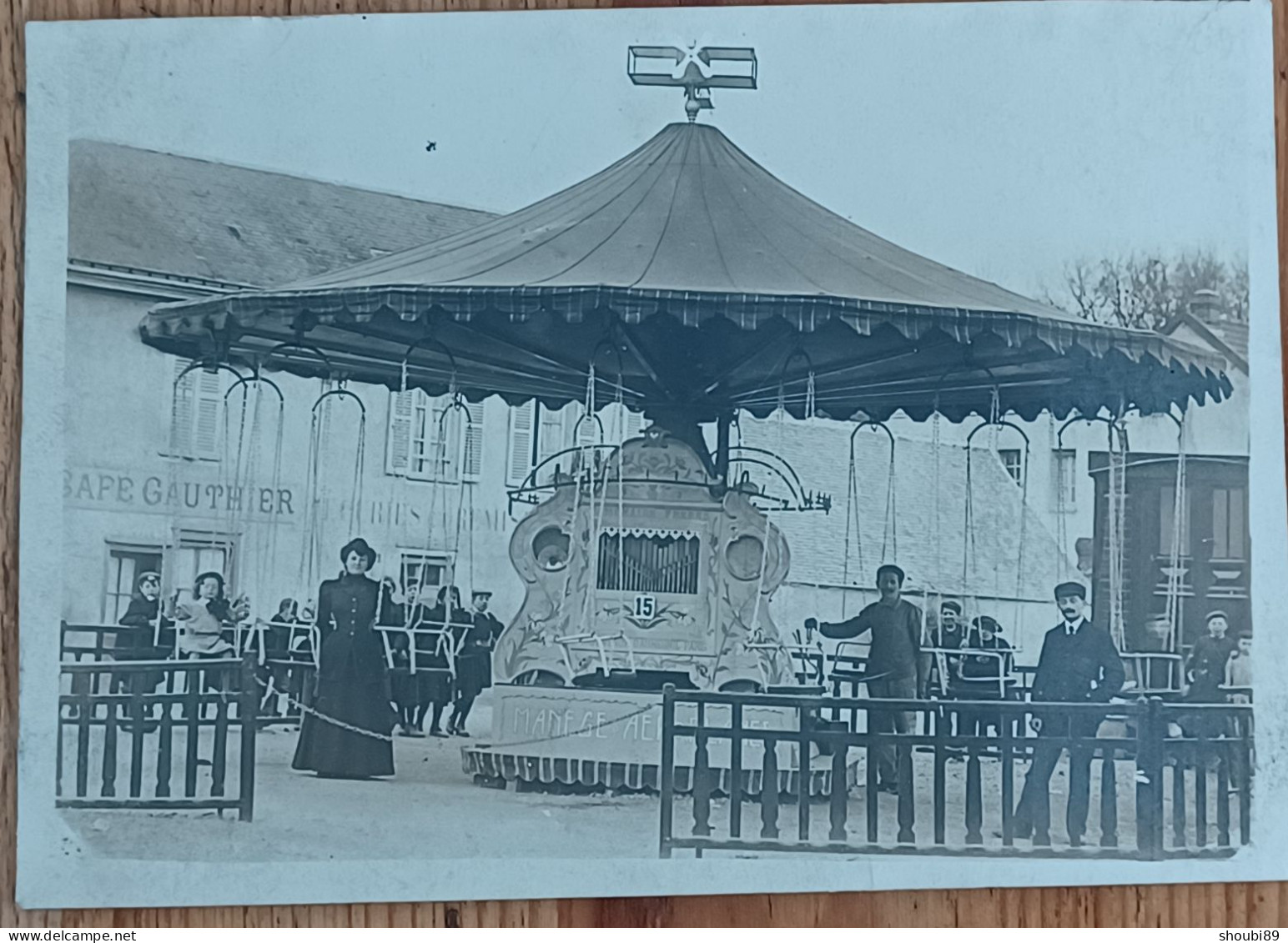 PONTOISE MANÉGE FORAIN  CAFÉ GAUTHIER CARTE PHOTO MAGASIN DEVANTURE - Pontoise