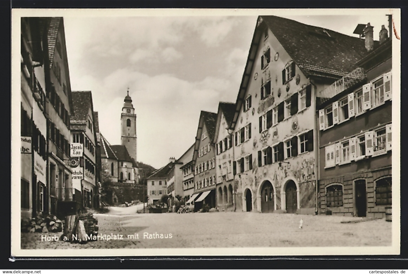 AK Horb A.N., Marktplatz Mit Rathaus  - Horb