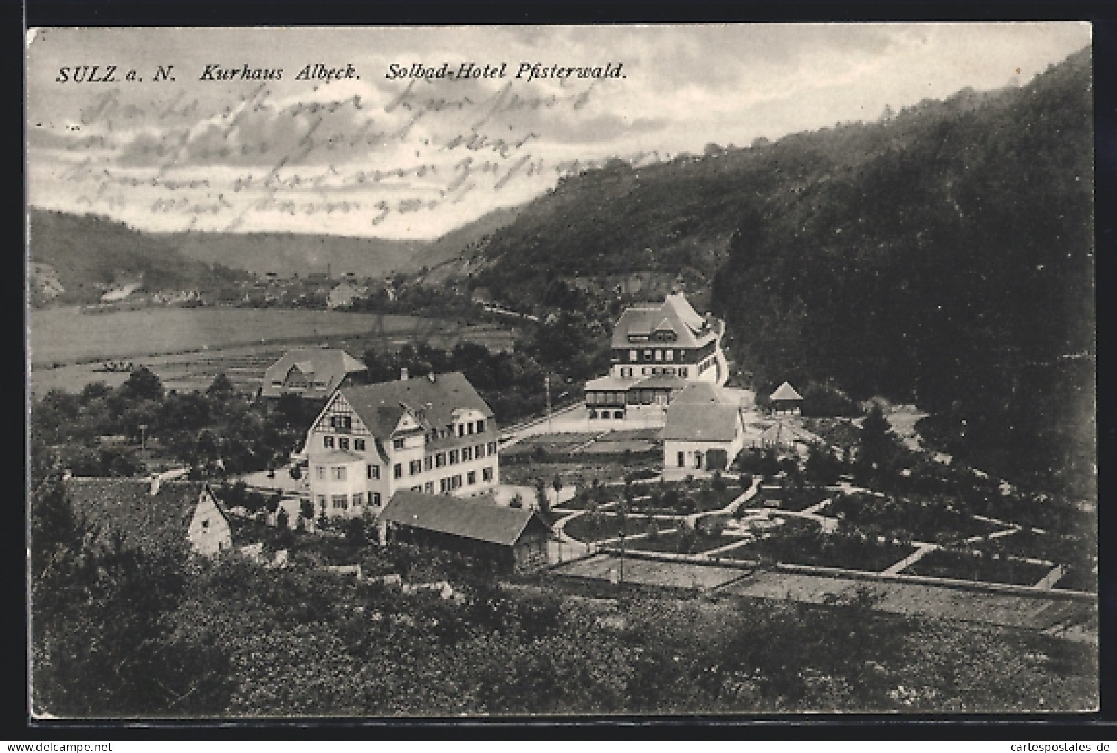 AK Sulz A.N., Kurhaus Albeck, Solbad-Hotel Pfisterwald  - Autres & Non Classés