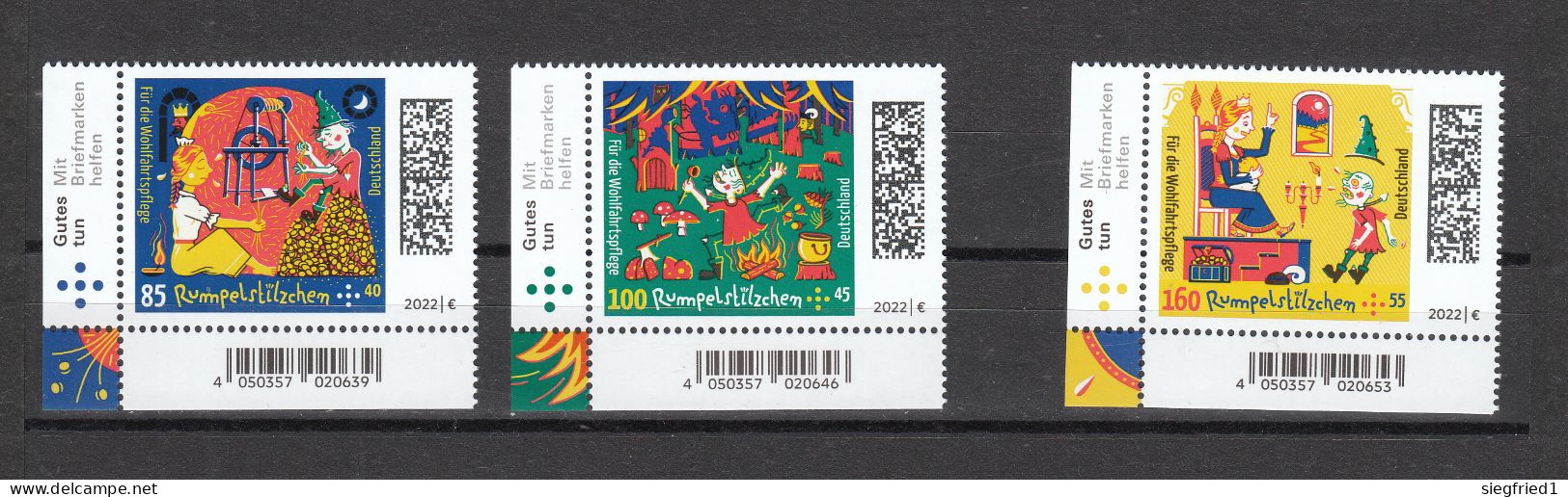 Deutschland BRD **  3664-3666 Grimms Märchen  Neuausgaben  03.02.2022 - Unused Stamps