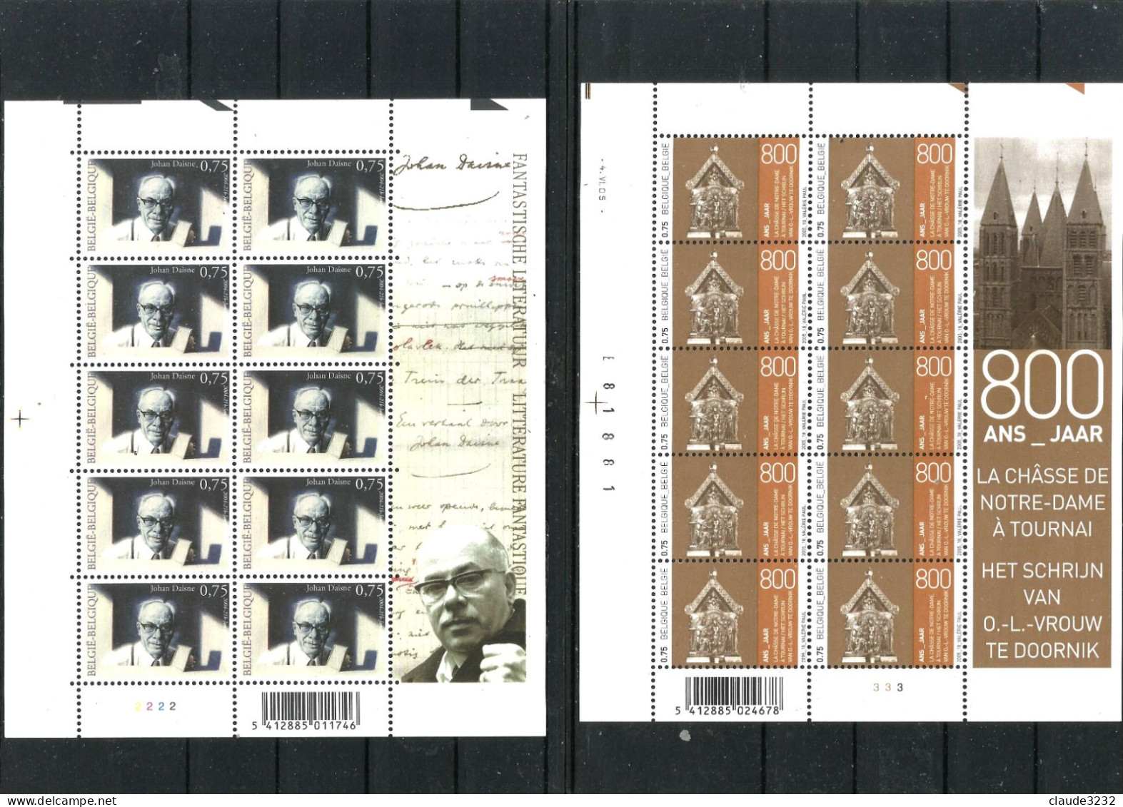 102.Belgique : Timbres Neufs** - Colecciones