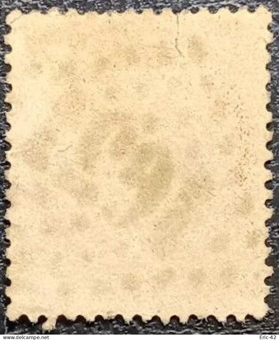N°31b Napoléon 40c Orange Vif. Oblitéré Losange G.C. N°1621 Gannat - 1863-1870 Napoléon III Con Laureles