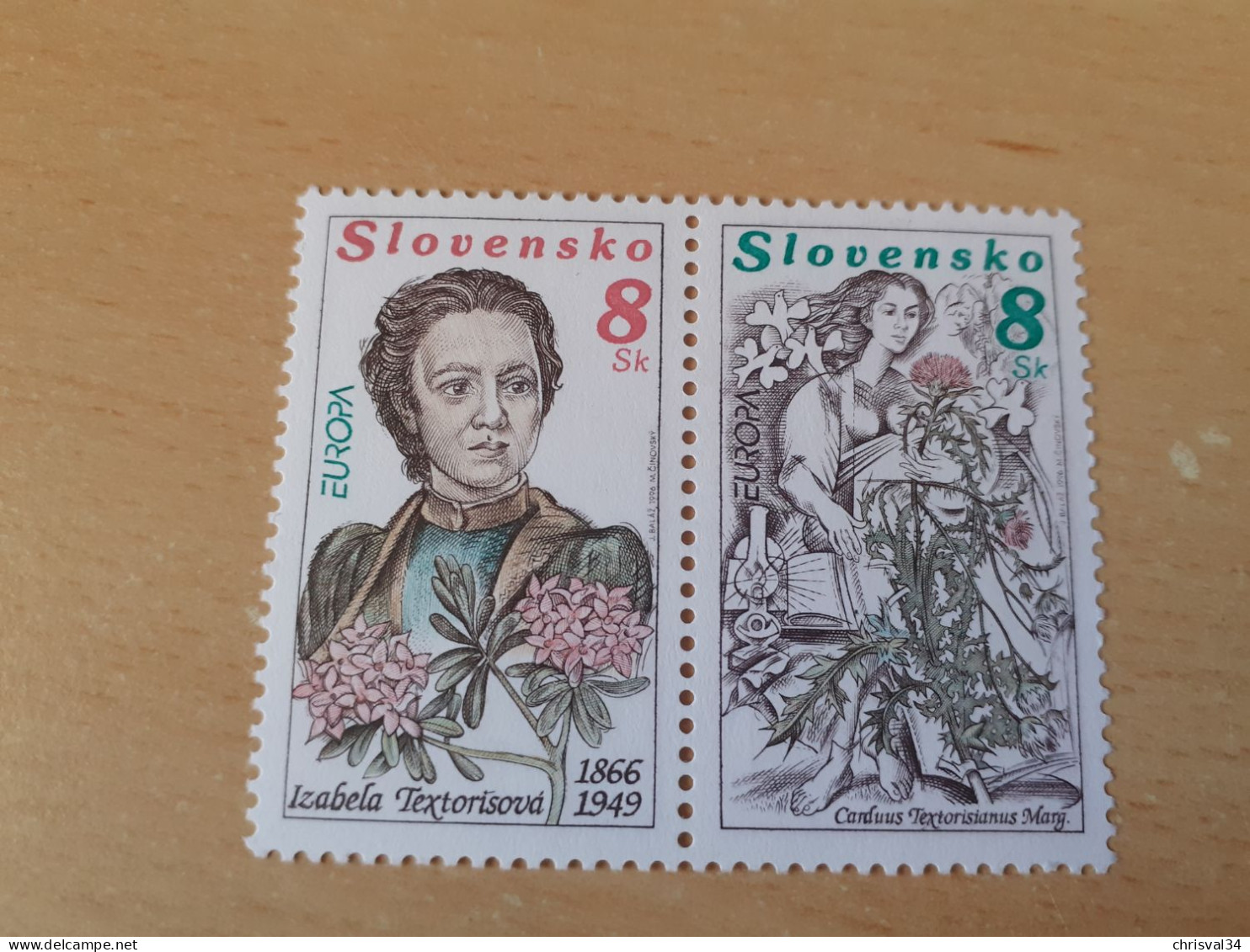 TIMBRES   SLOVAQUIE    ANNEE  1996     N  211  /  212    COTE  2,00  EUROS   NEUFS  LUXE** - Nuevos