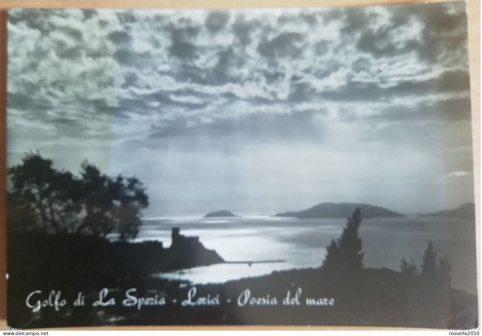 CARTOLINA  ITALIA 1965 LA SPEZIA LERICI POESIA DEL MARE Italy Postcard ITALIEN Ansichtskarten - La Spezia