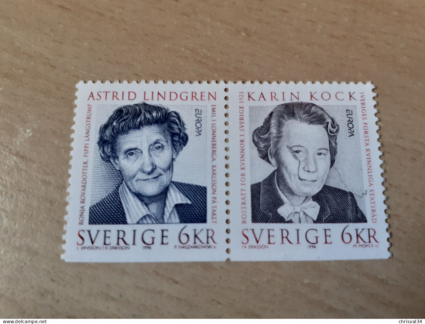 TIMBRES   SUEDE    ANNEE  1996     N  1925  /  1926    COTE  6,00  EUROS   NEUFS  LUXE** - Ongebruikt