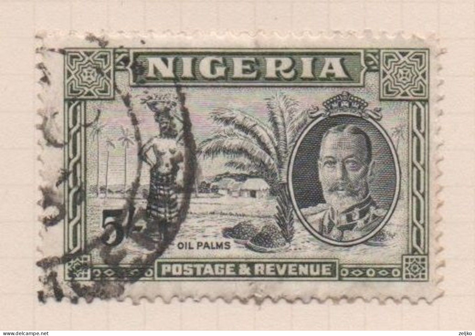Nigeria, Used, 1936, Michel 40, Oil Palms - Nigeria (...-1960)