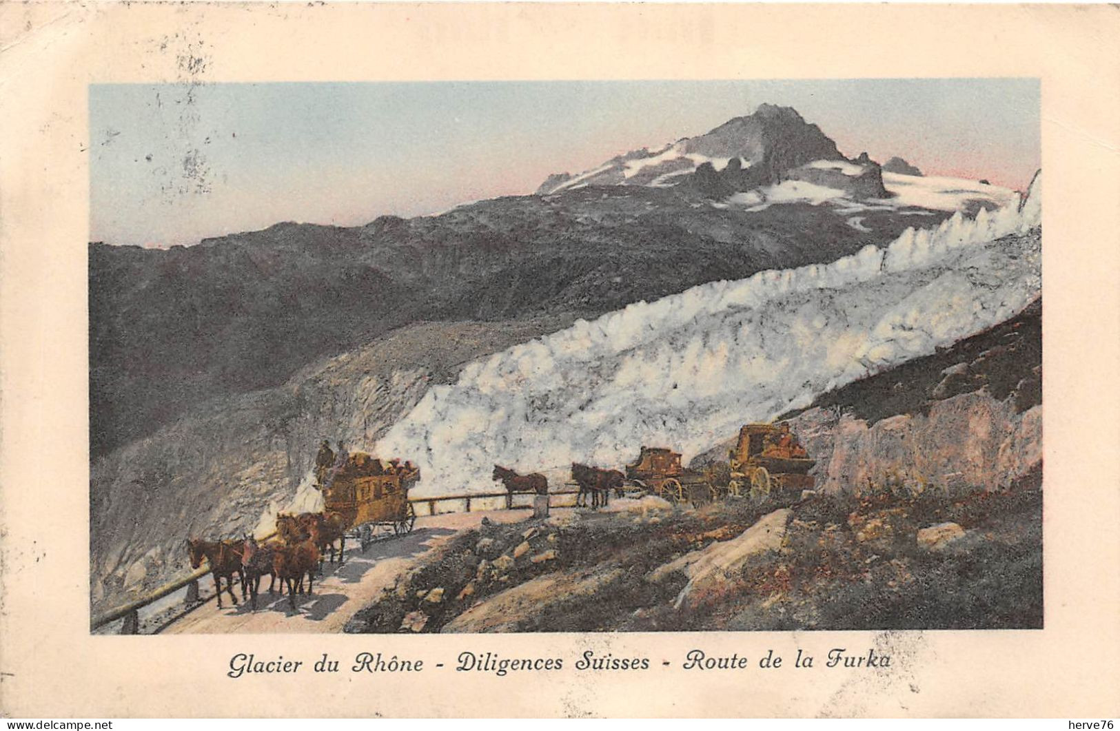 SUISSE - Glacier Du Thône - Diligences Suisses - Route De La Furka - Otros & Sin Clasificación