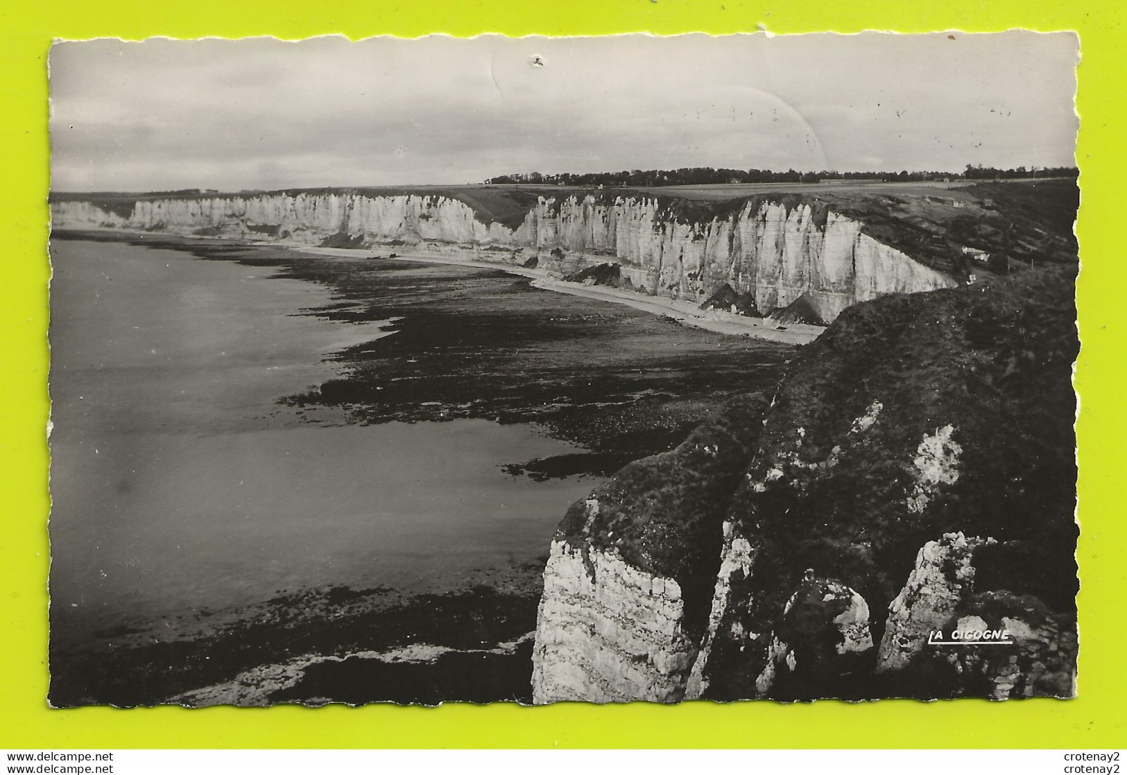 76 YPORT N°382 Les Falaises D'amont Et La Falaise D'aval En 1951 La Cigogne - Yport